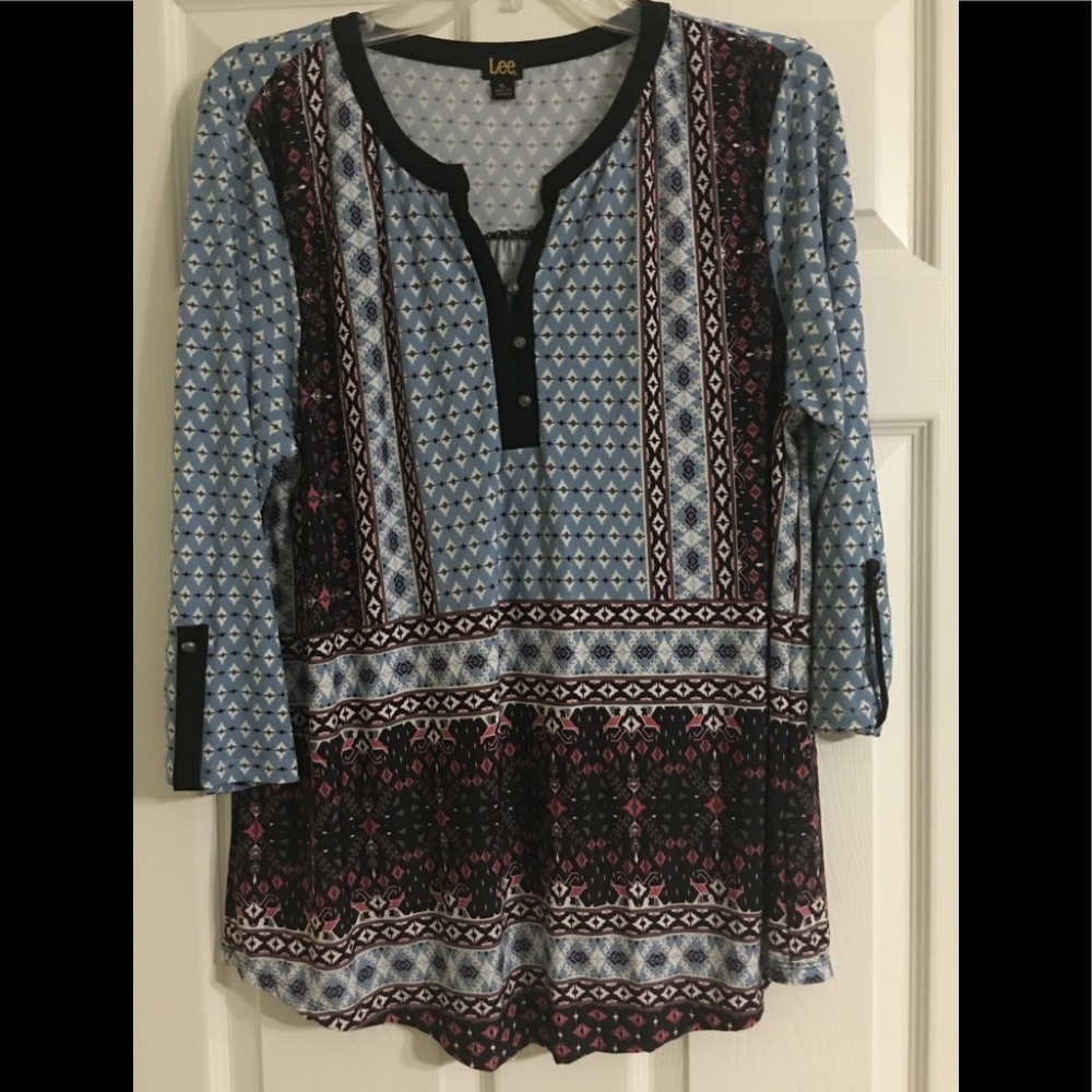 Lee tunic blouse, new without tags